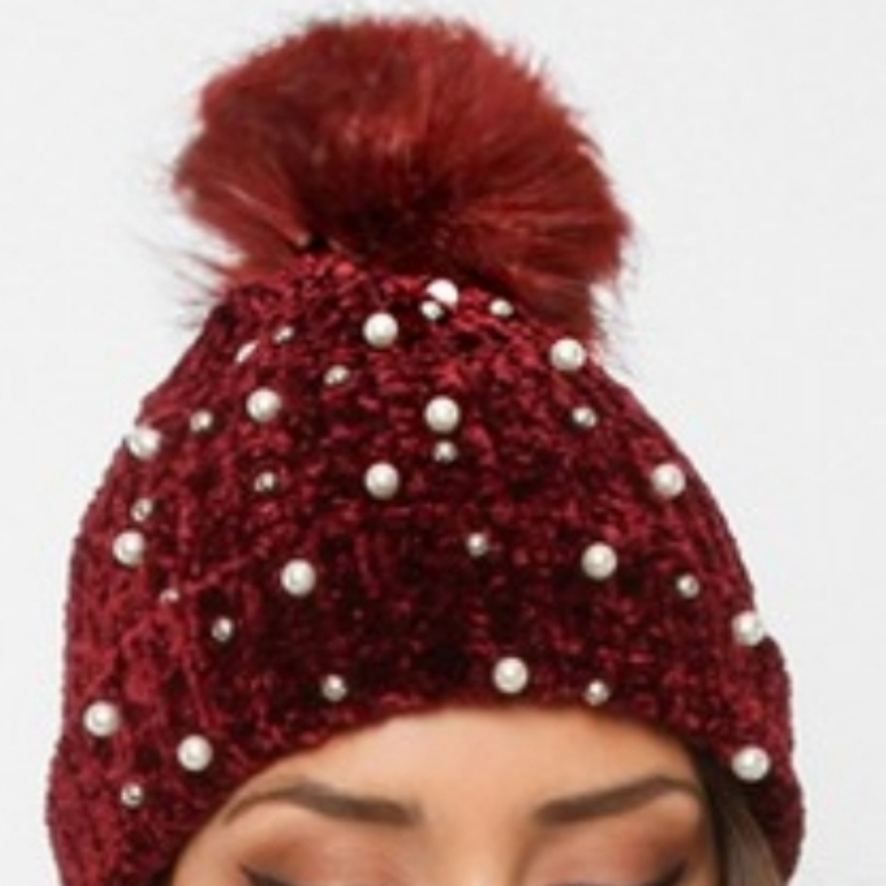 Red beanie